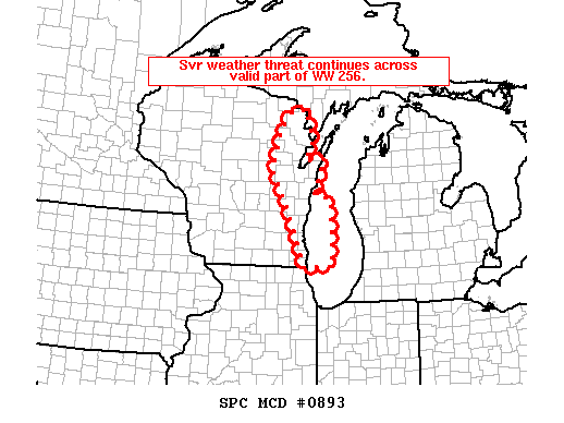 Mesoscale Discussion 893