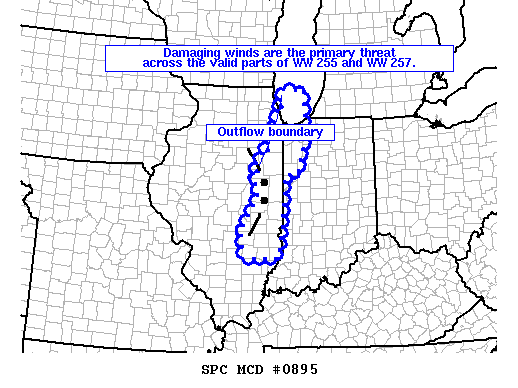 Mesoscale Discussion 895