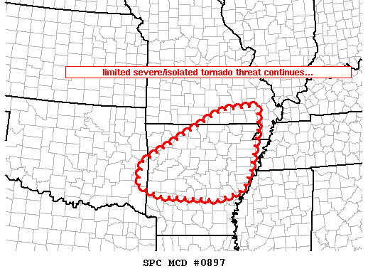 Mesoscale Discussion 897