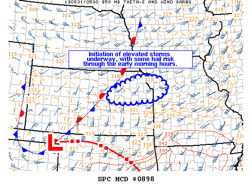 Mesoscale Discussion 898