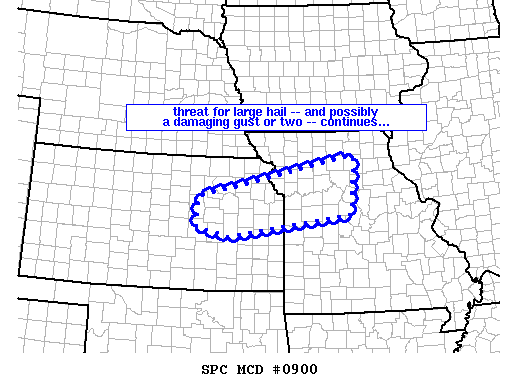 Mesoscale Discussion 900