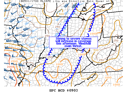 Mesoscale Discussion 903