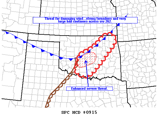 Mesoscale Discussion 915