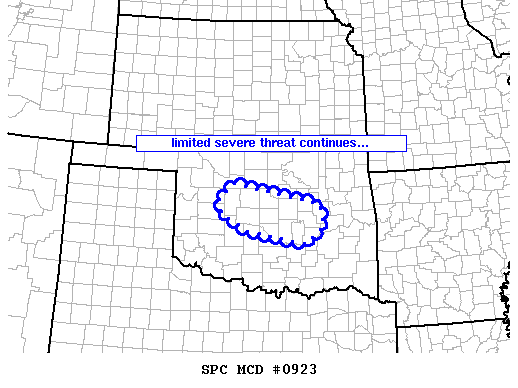 Mesoscale Discussion 923