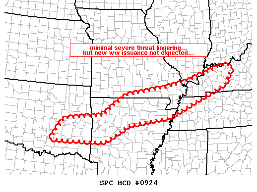 Mesoscale Discussion 924
