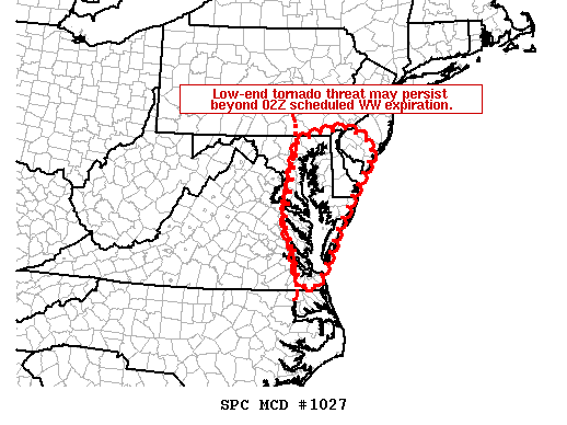 Mesoscale Discussion 1027