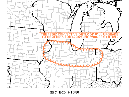 Mesoscale Discussion 1040