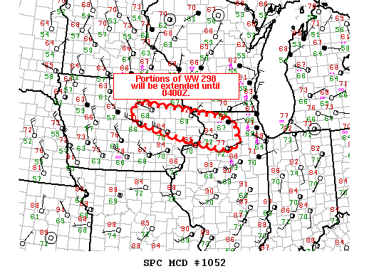 Mesoscale Discussion 1052