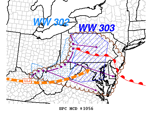 Mesoscale Discussion 1056
