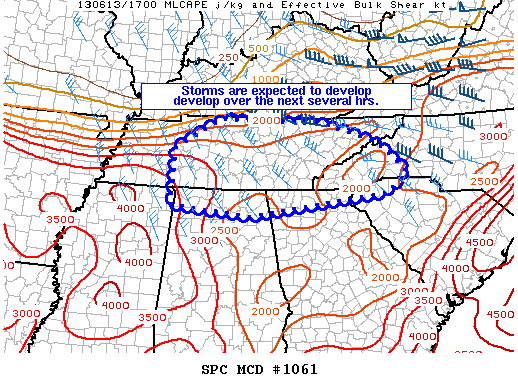 Mesoscale Discussion 1061