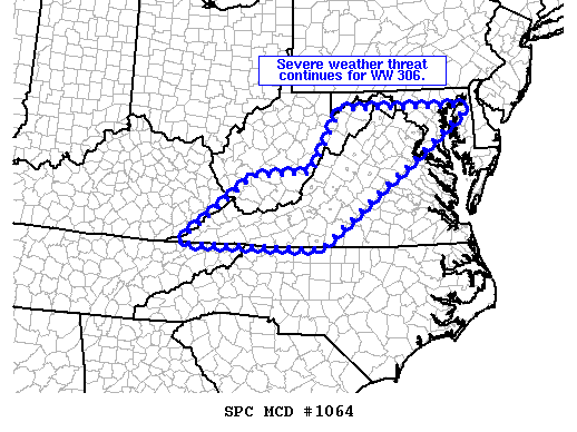 Mesoscale Discussion 1064