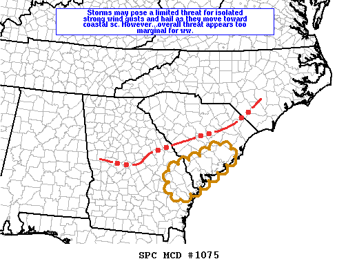 Mesoscale Discussion 1075
