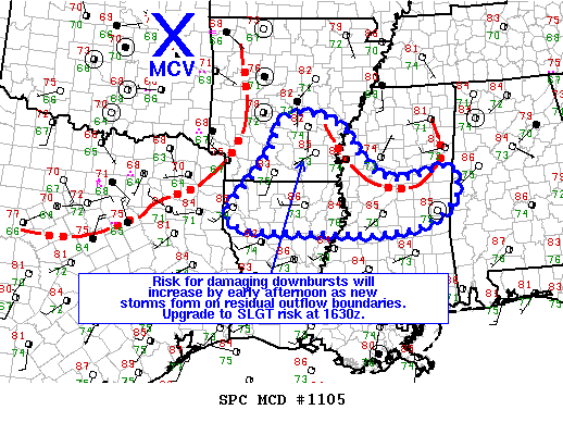 Mesoscale Discussion 1105