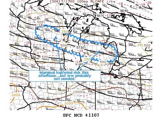 Mesoscale Discussion 1107