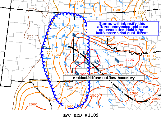 Mesoscale Discussion 1109
