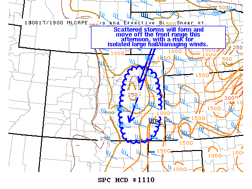 Mesoscale Discussion 1110
