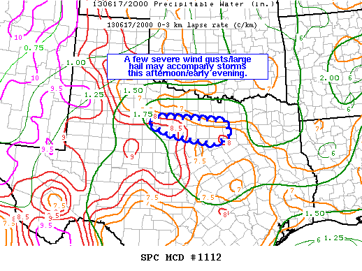 Mesoscale Discussion 1112