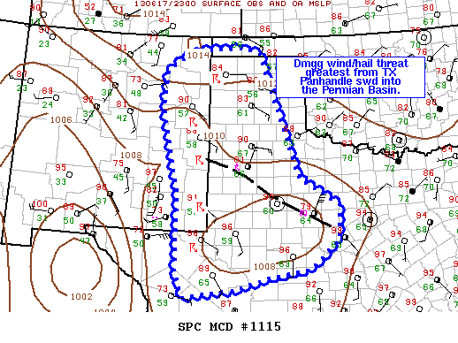 Mesoscale Discussion 1115