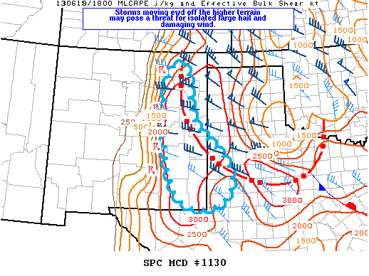 Mesoscale Discussion 1130