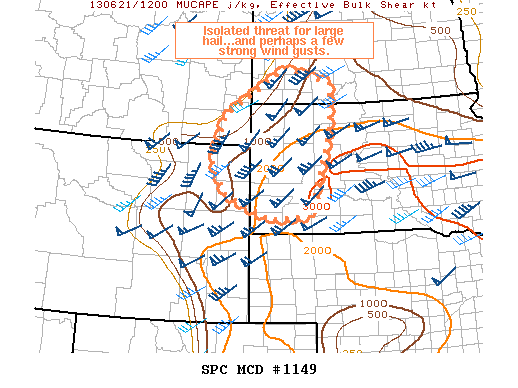 Mesoscale Discussion 1149