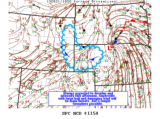 Mesoscale Discussion 1154