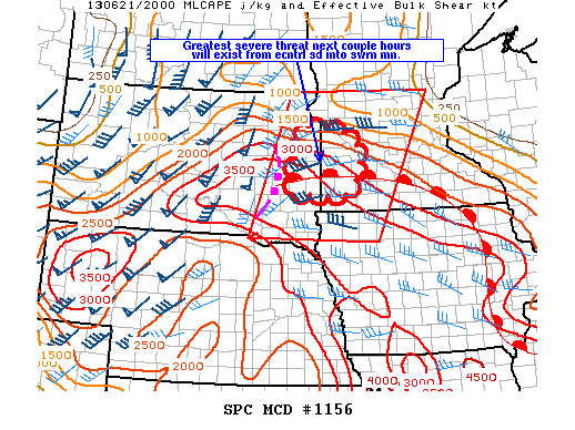 Mesoscale Discussion 1156