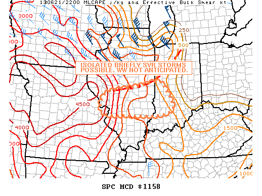 Mesoscale Discussion 1158