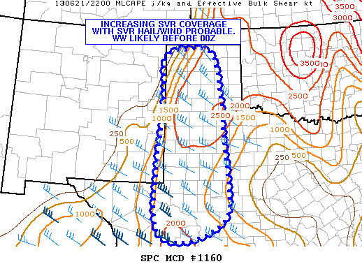 Mesoscale Discussion 1160