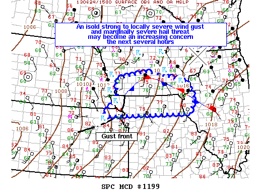 Mesoscale Discussion 1199