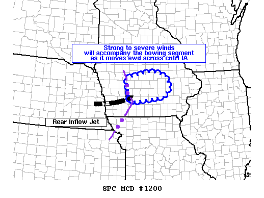 Mesoscale Discussion 1200