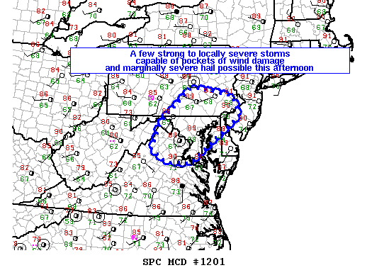 Mesoscale Discussion 1201