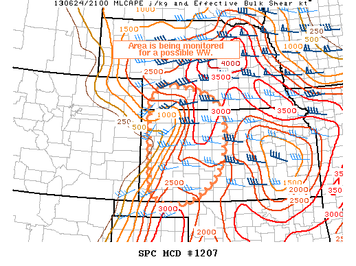 Mesoscale Discussion 1207
