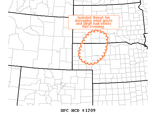 Mesoscale Discussion 1209