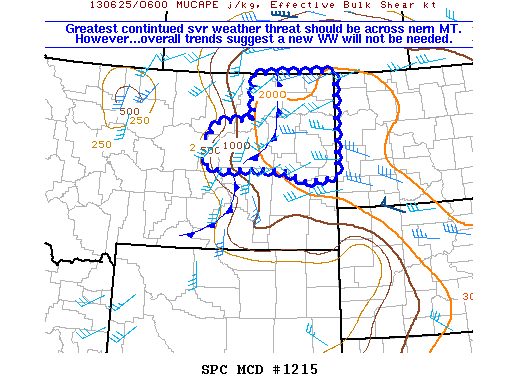 Mesoscale Discussion 1215