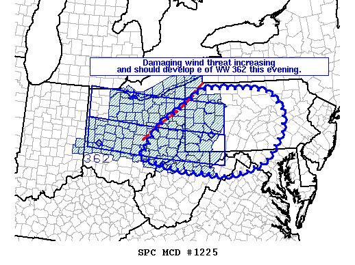 Mesoscale Discussion 1225