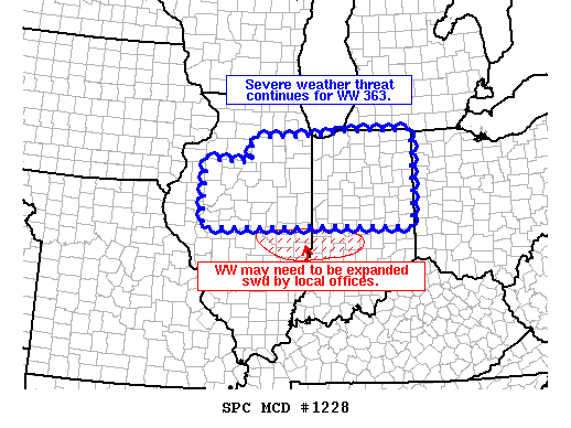 Mesoscale Discussion 1228