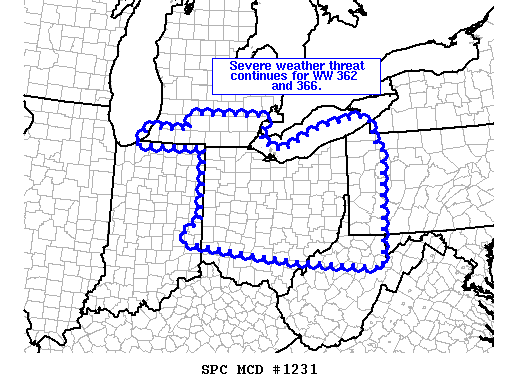 Mesoscale Discussion 1231