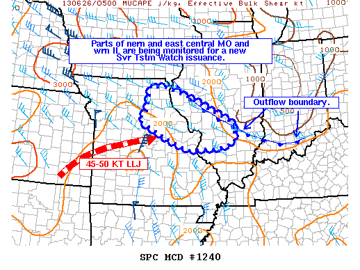 Mesoscale Discussion 1240
