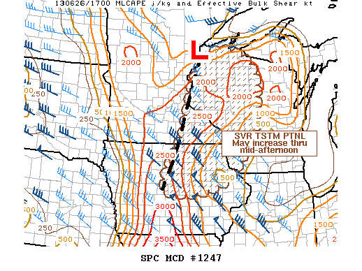 Mesoscale Discussion 1247