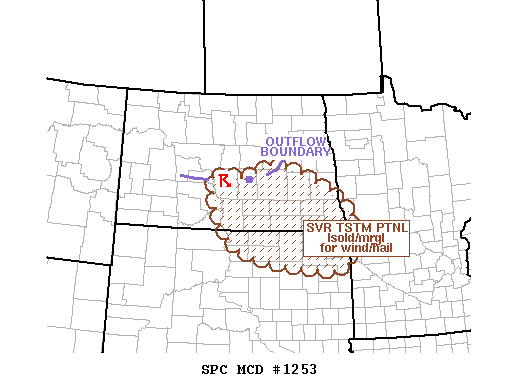 Mesoscale Discussion 1253