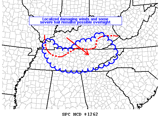 Mesoscale Discussion 1262