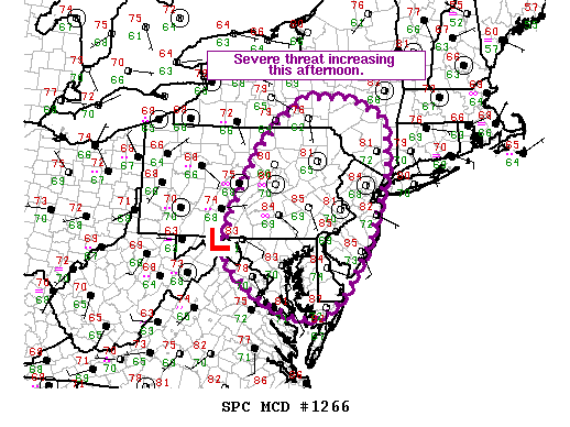 Mesoscale Discussion 1266