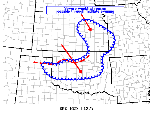 Mesoscale Discussion 1277