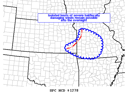 Mesoscale Discussion 1278