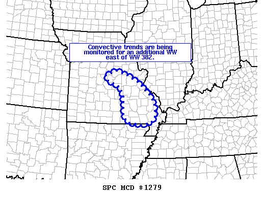 Mesoscale Discussion 1279