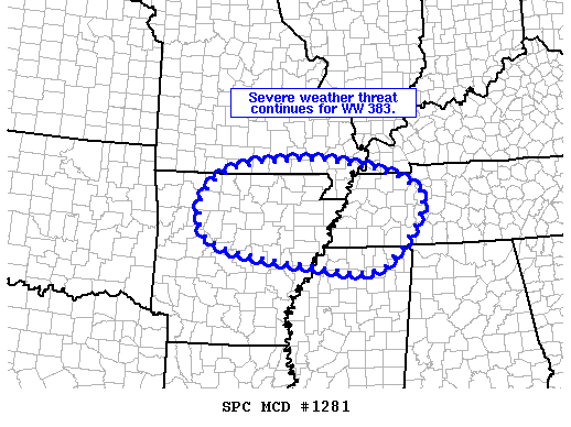 Mesoscale Discussion 1281