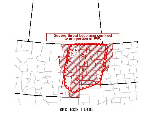 Mesoscale Discussion 1403