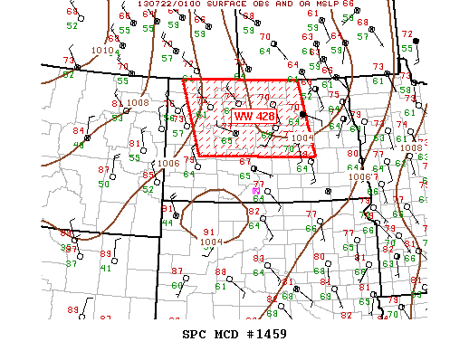 Mesoscale Discussion 1459