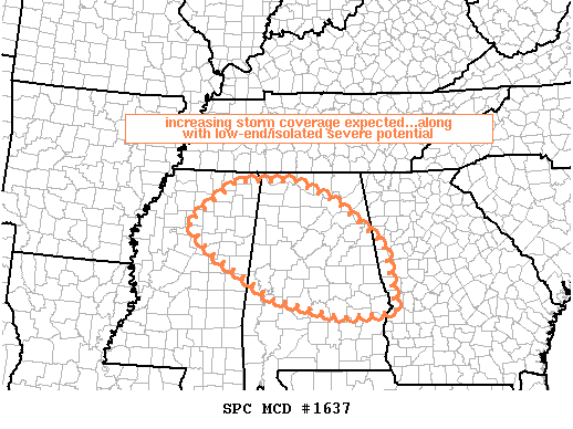 Mesoscale Discussion 1637