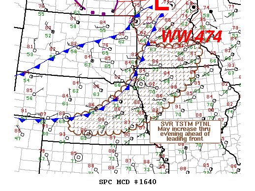 Mesoscale Discussion 1640